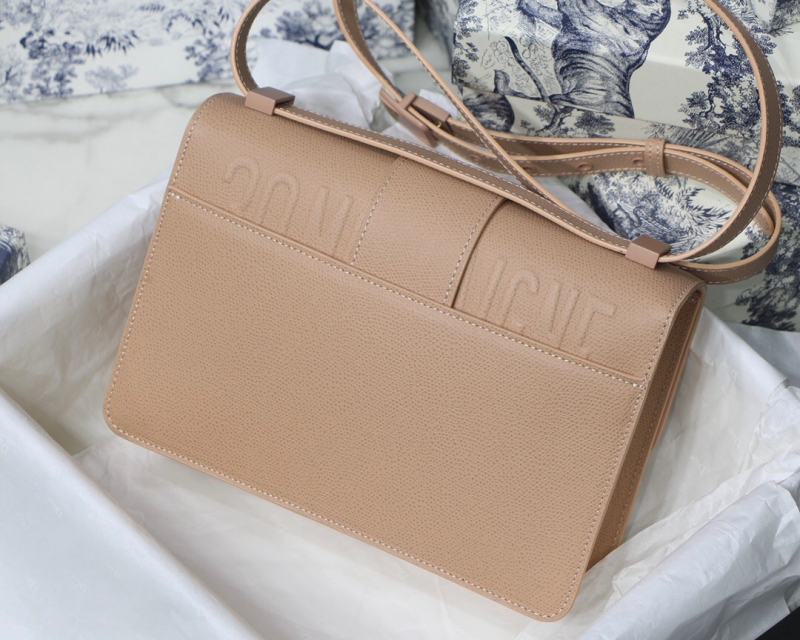 M9203 Dior 30 Montaigne 手袋 迪奧蒙田包 緋紅色啞光粒面牛皮革