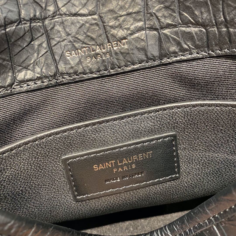 533037 YSL圣羅蘭女包 Niki baby 迷你復古鱷魚紋女包 奶白色