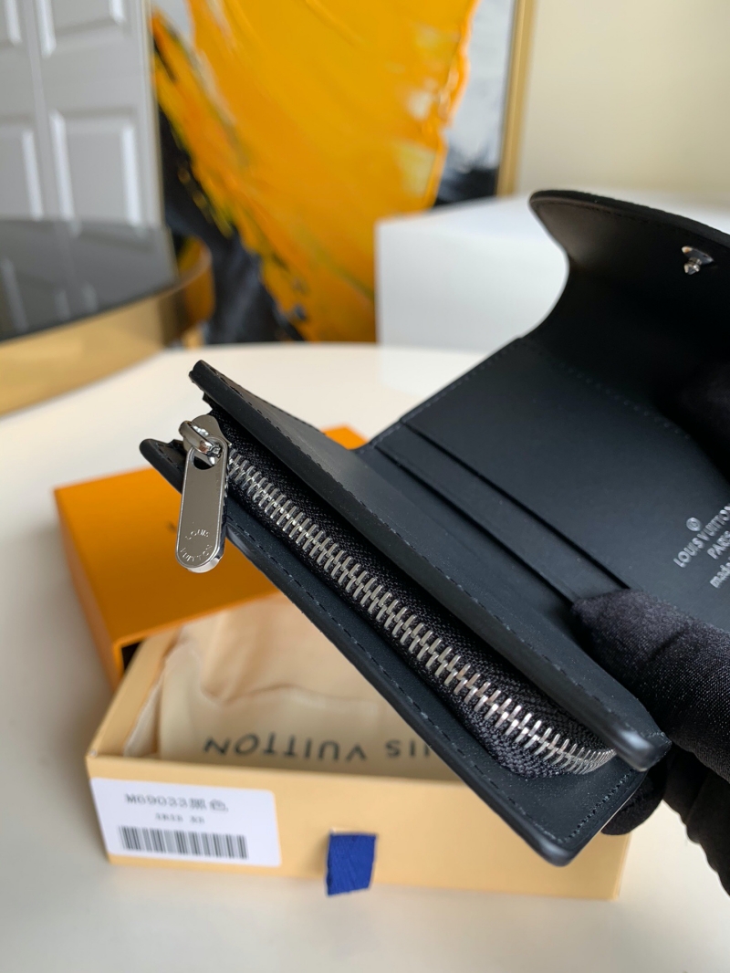 M67498 LV IRIS XS 錢夾 LV錢包女士三折短夾 黑色