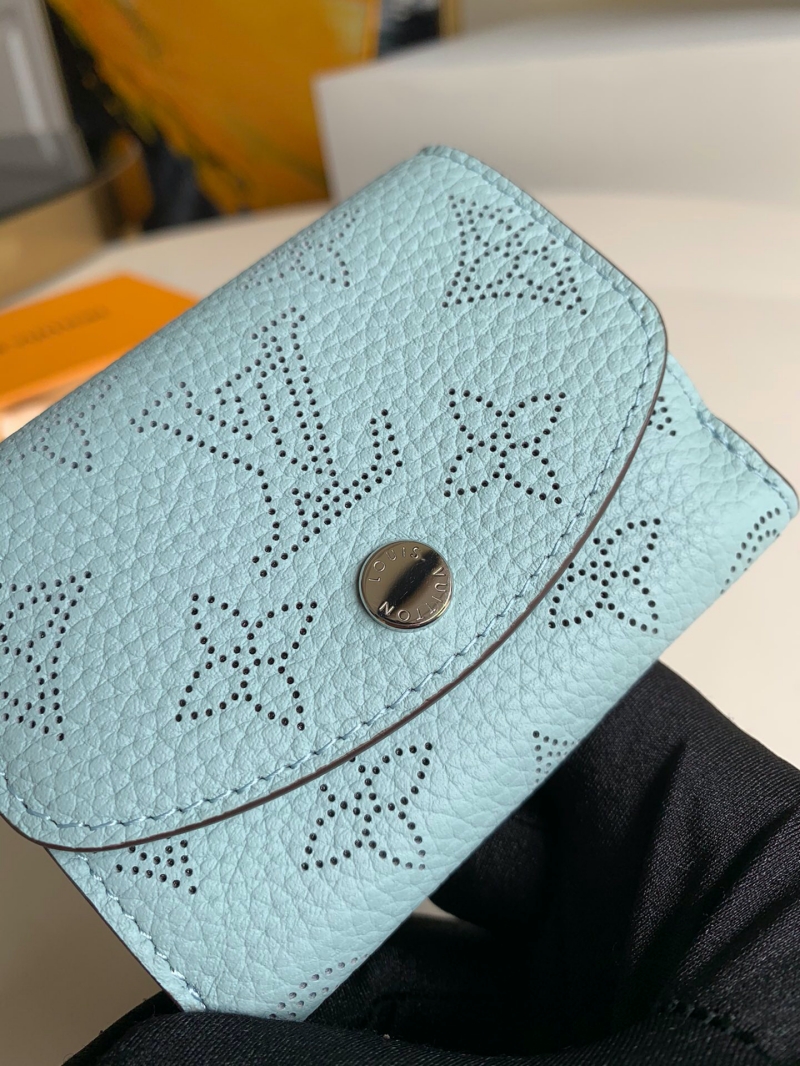 M69033 LV IRIS XS 錢夾 LV錢包女士三折短夾 藍色