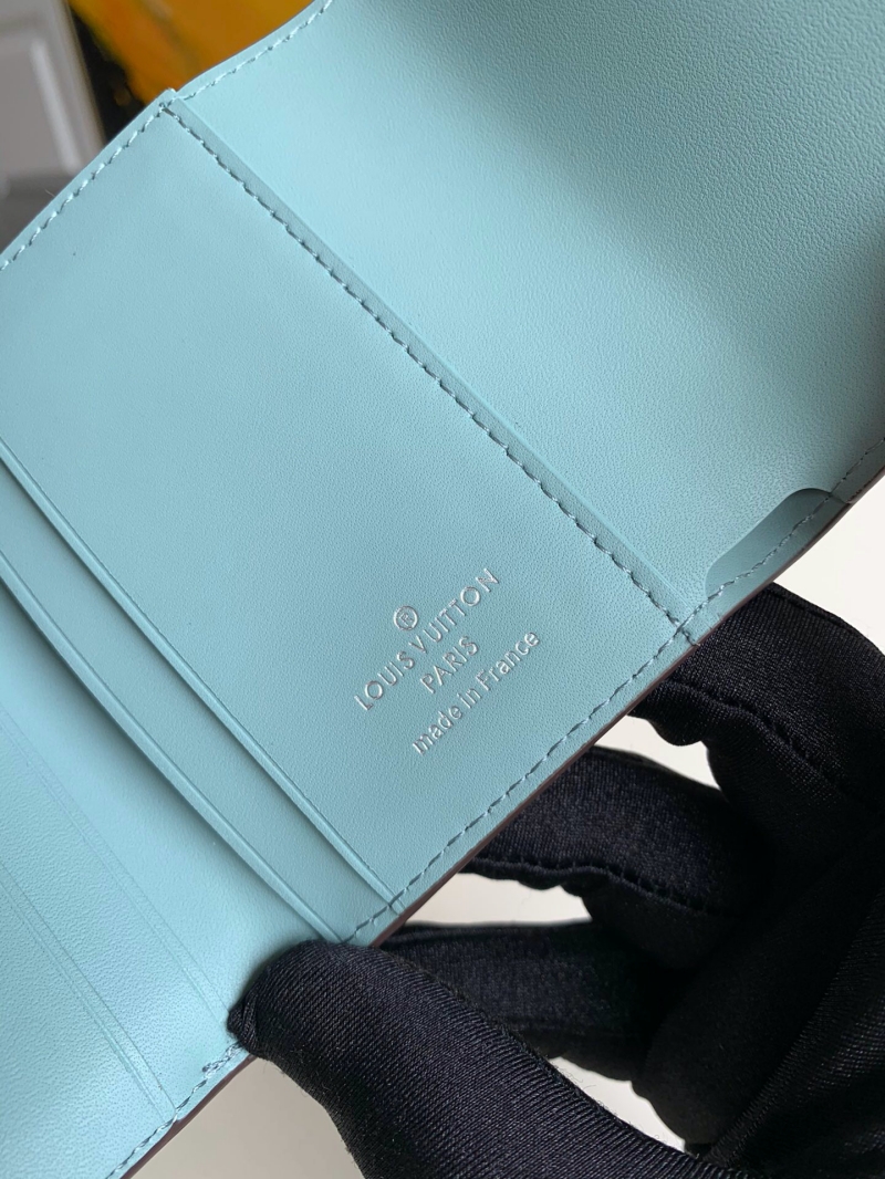 M69033 LV IRIS XS 錢夾 LV錢包女士三折短夾 藍色