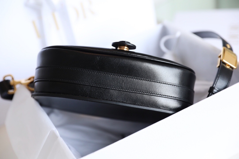 M9319 迪奧 Dior Bobby 中號(hào)手袋 光面牛皮革 黑色