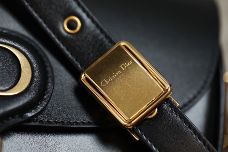 M9319 迪奧 Dior Bobby 中號(hào)手袋 光面牛皮革 黑色