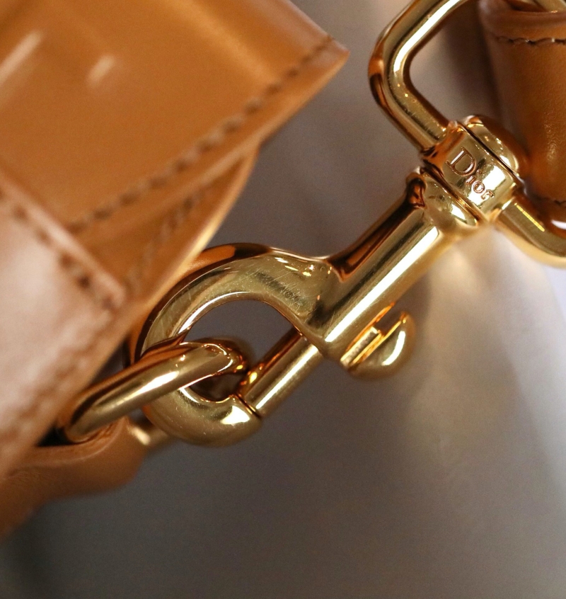 M9317 迪奧 Dior Bobby 小號手袋 光面牛皮革 駝色