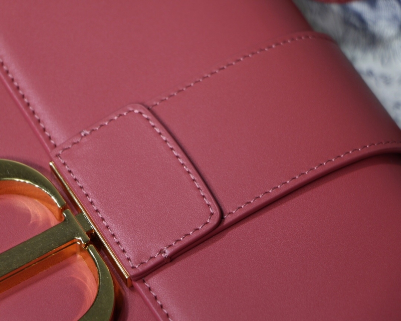 M9203 Dior 30 Montaigne 手袋 迪奧蒙田包 木槿粉色光面牛皮革