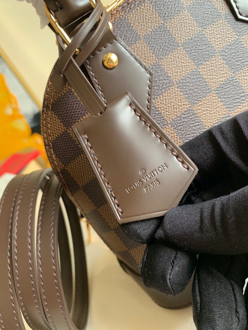 N41221 LV Alma BB 手袋 Damier Ebene 帆布貝殼包