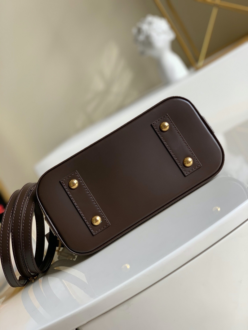 N41221 LV Alma BB 手袋 Damier Ebene 帆布貝殼包