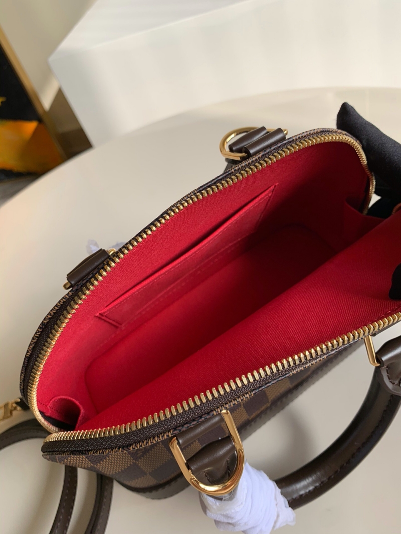 N41221 LV Alma BB 手袋 Damier Ebene 帆布貝殼包