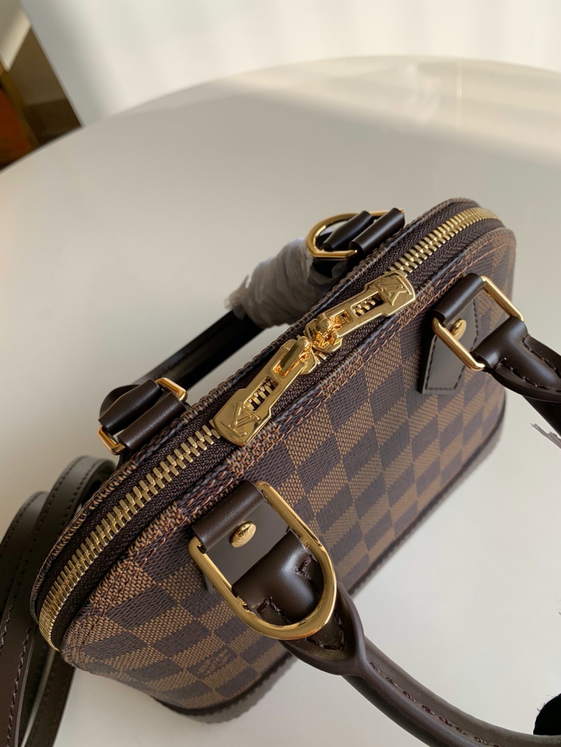 N41221 LV Alma BB 手袋 Damier Ebene 帆布貝殼包