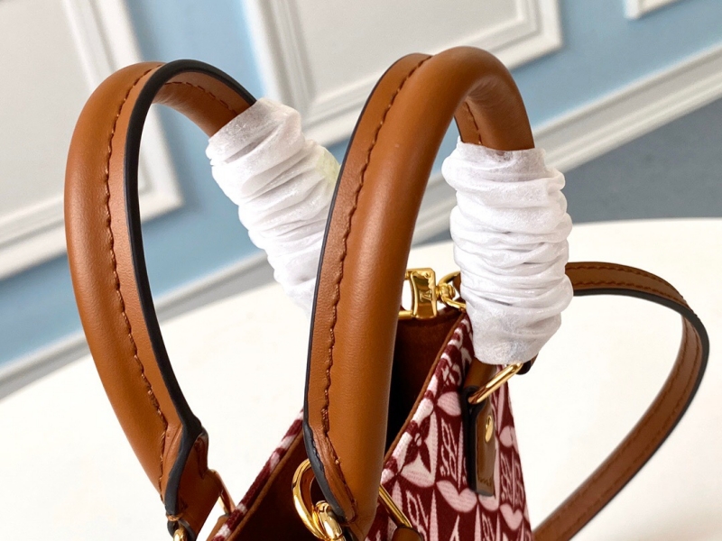 M69846 LV PETIT SAC PLAT 手袋 LV1854系列女包 棕紅色