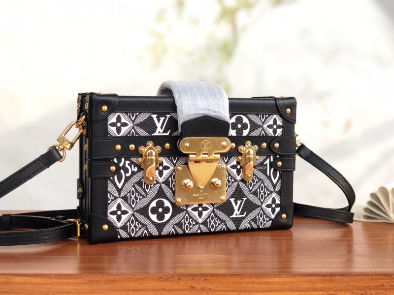 M57212 LV PETITE MALLE 手袋 LV1854系列盒子包 灰色