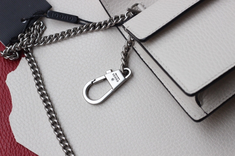 476432 Gucci Dionysus系列皮革超迷你酒神包 白色