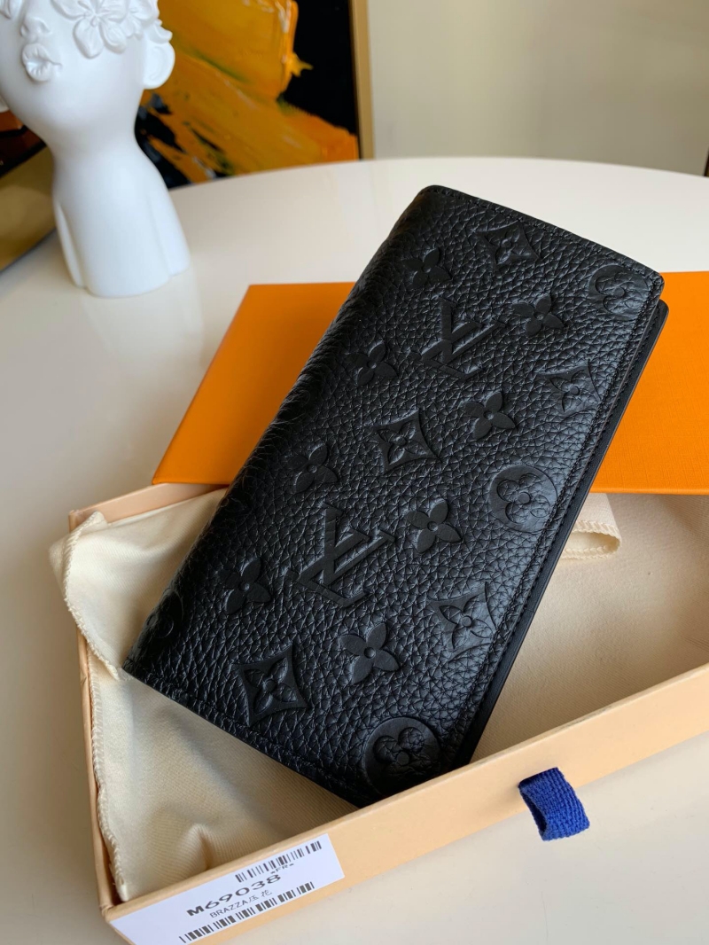 M69038 LV BRAZZA 錢夾 Taurillon 皮革錢夾 LV西裝夾