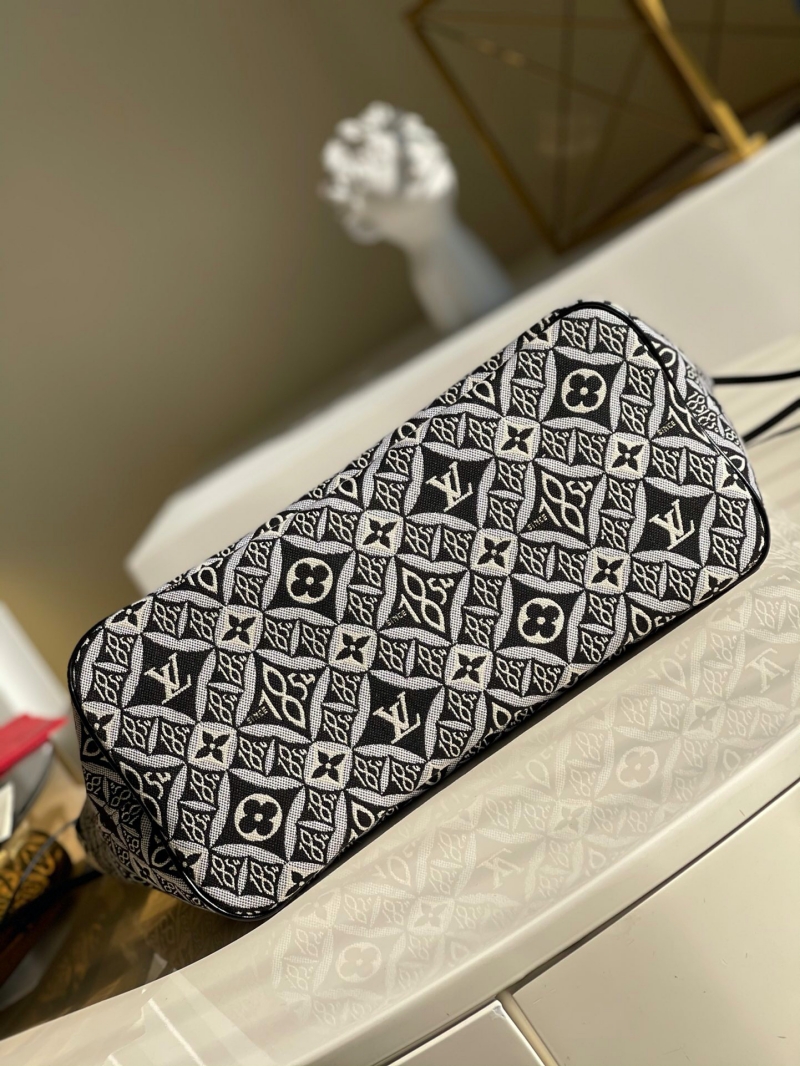 M57230 LV NEVERFULL 中號手袋 1854系列媽咪包購物袋 灰色