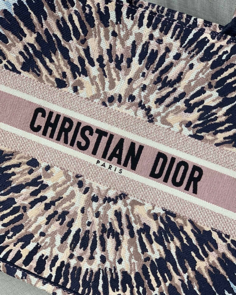 M1286 Dior Book Tote系列Dior Oblique刺繡帆布手提包 幻影粉