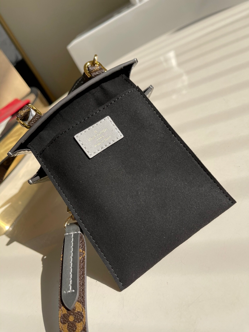 M90564 LV PETIT SAC PLAT 手袋 壓紋漆皮托特包 銀色