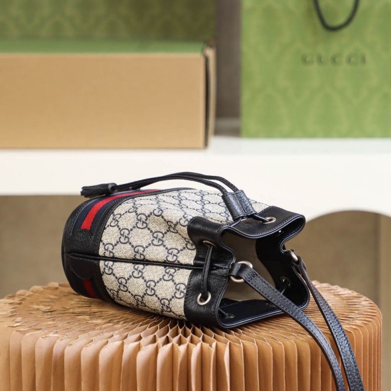 550620 Gucci Ophidia系列迷你GG水桶包 古馳迷你水桶包 海藍色