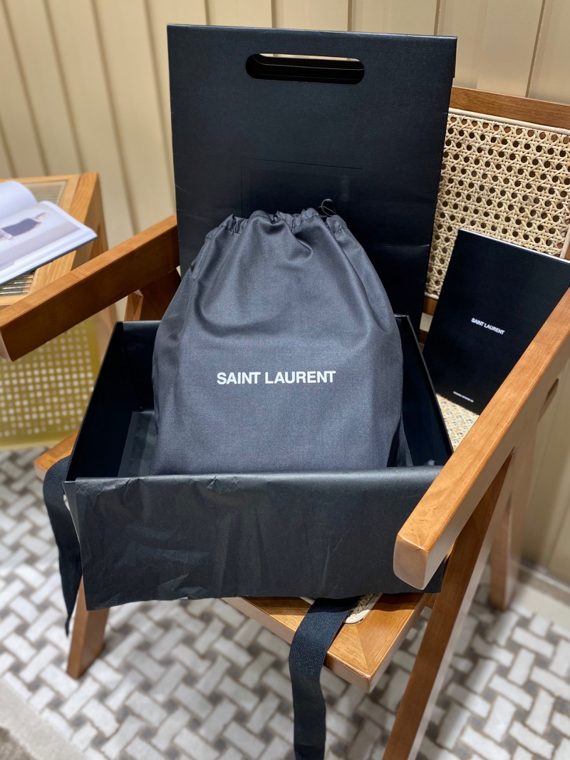 6726091 YSL圣羅蘭SAINT LAURENT MONOGRAM雙肩包 羊皮背包 黑色