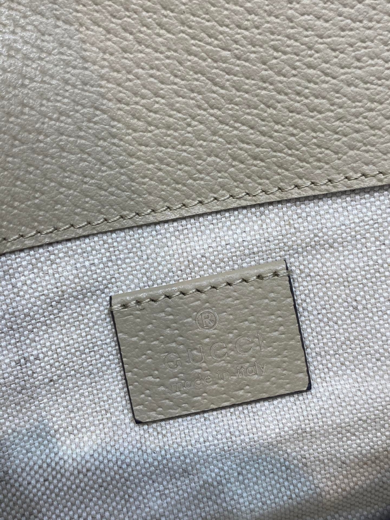 699296 Gucci Gucci馬銜扣1955系列迷你手袋 Gucci迷你斜挎包 白色