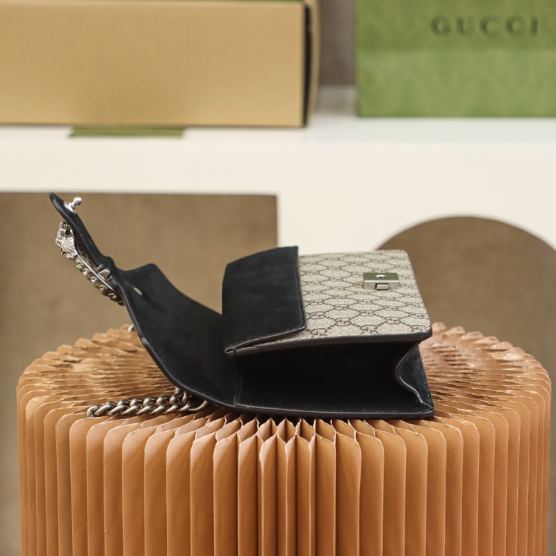 499623 Gucci Dionysus系列GG小號肩背包 Gucci酒神包 黑色
