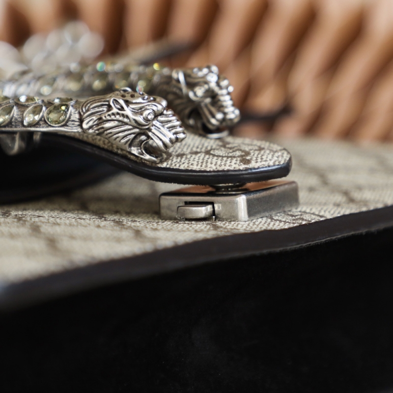 499623 Gucci Dionysus系列GG小號肩背包 Gucci酒神包 黑色