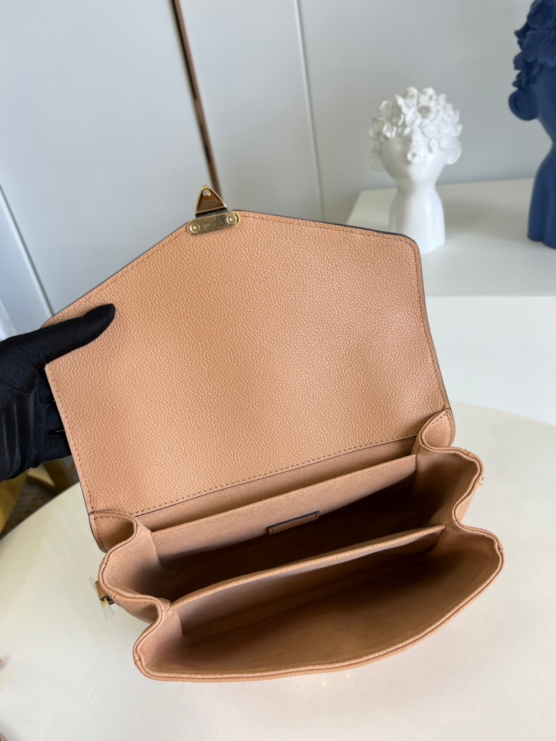 M46018 LV Pochette Metis 手袋 刺繡郵差包 橙色