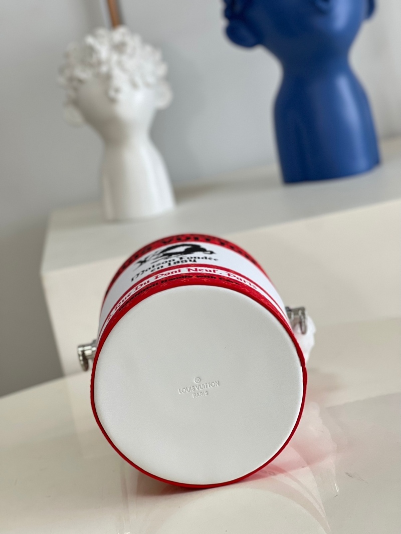 M81595 LV PAINT CAN 手袋 LV2022新款圓桶包 紅色