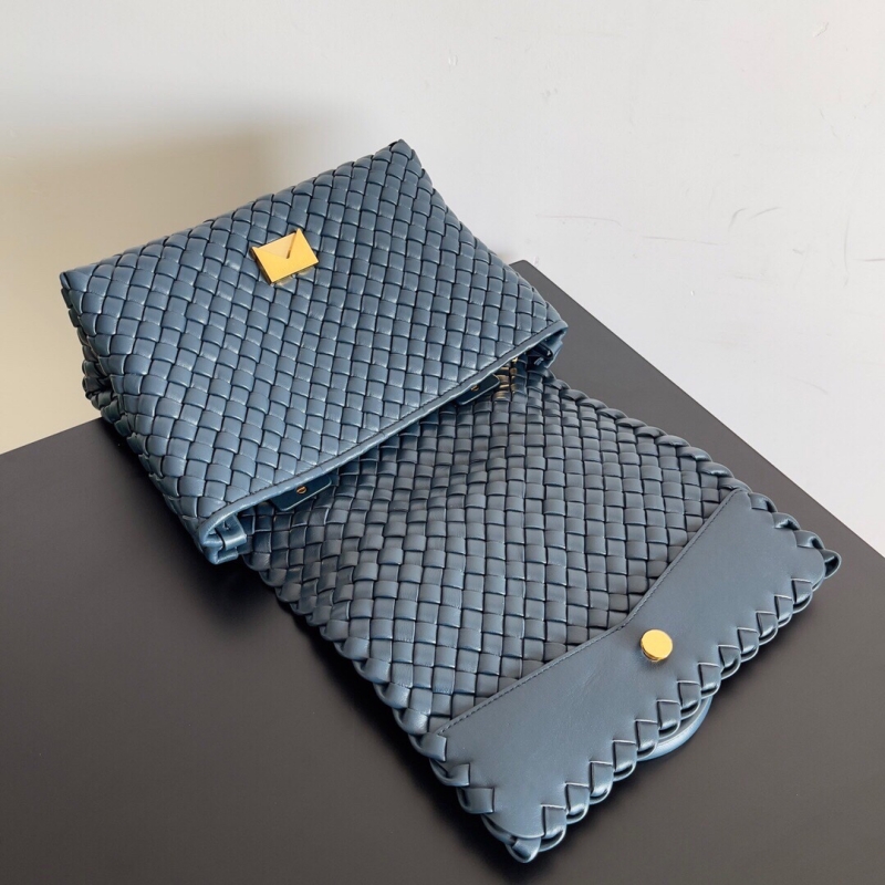 Bottega Veneta 寶緹嘉 Intreccio編織皮革 Patti手提包 BV腋下包 綠色