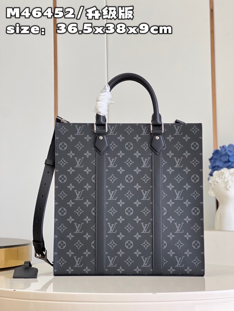 M46452 LV SAC PLAT 手袋 LV Monogram Eclipse 涂層帆布手提單肩公文包