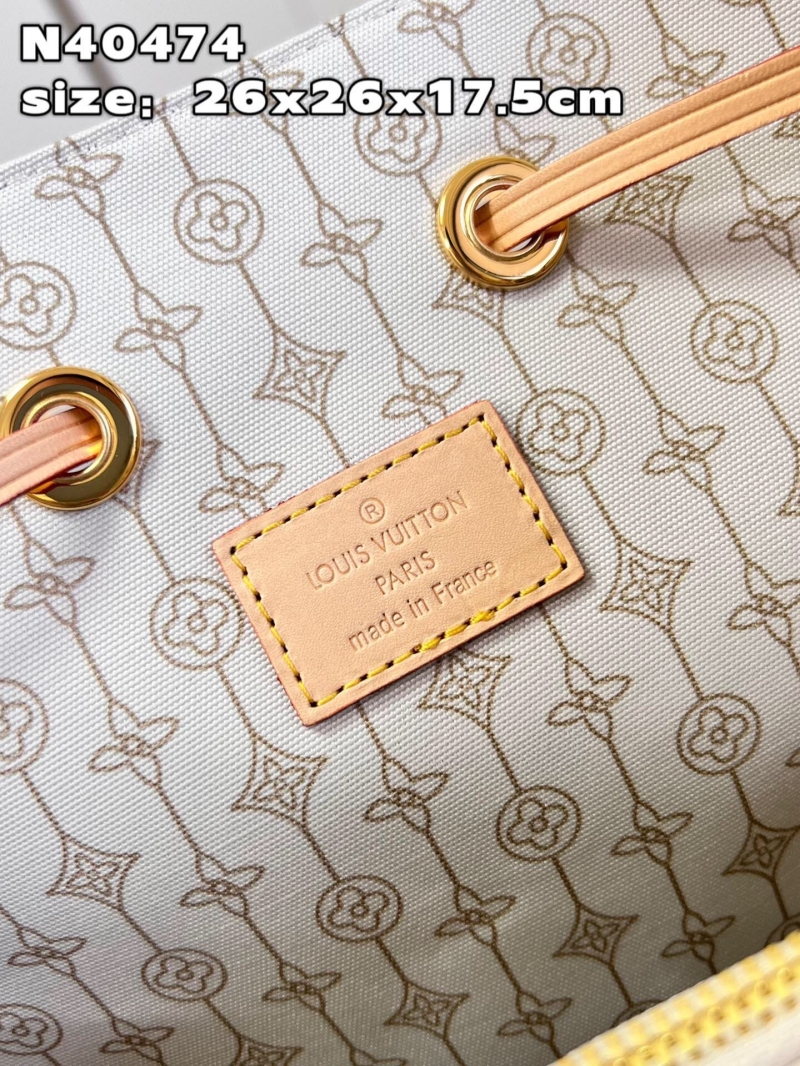 N40474 LV Nautical 系列 NEONOE 中號手袋 LV航海印花水桶包