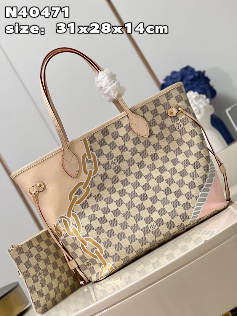 N40471 LV Nautical 系列 NEVERFULL 中號手袋 LV航海印花購物袋