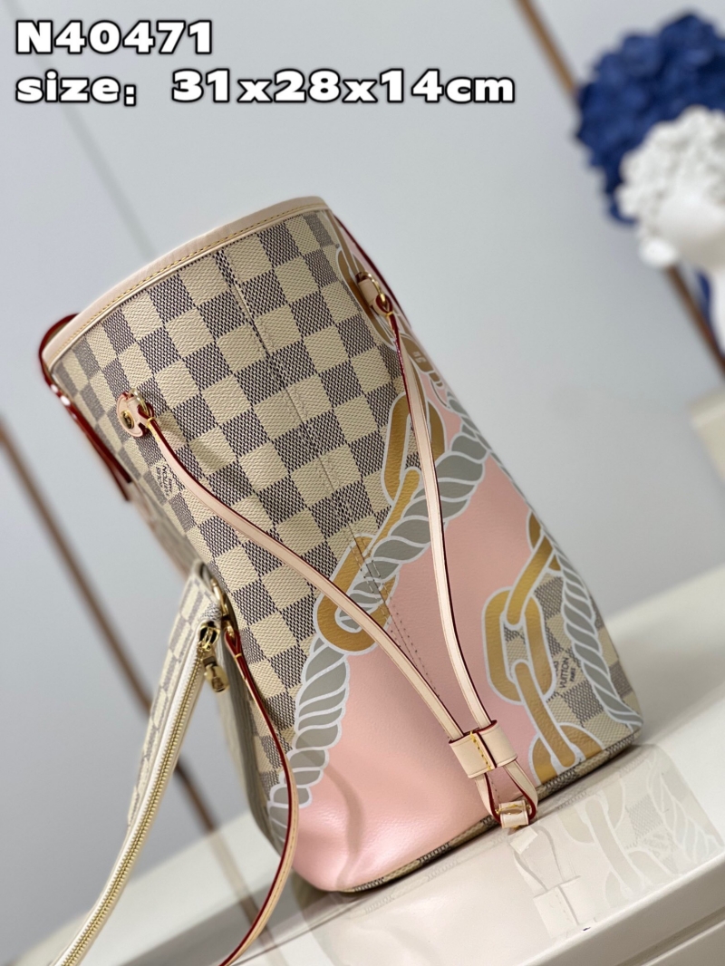 N40471 LV Nautical 系列 NEVERFULL 中號手袋 LV航海印花購物袋