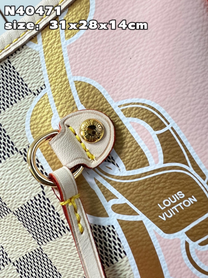 N40471 LV Nautical 系列 NEVERFULL 中號手袋 LV航海印花購物袋