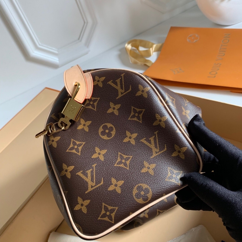 M41109 LV Speedy 25 手袋(無肩帶)Monogram 涂層帆布 LV枕頭包
