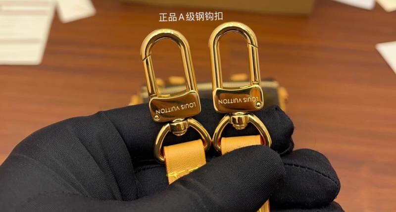 M81085 LV NANO SPEEDY 手袋 Monogram 涂層帆布mini枕頭包