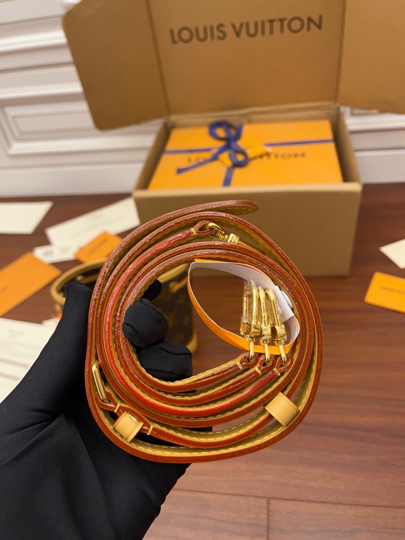 M81266 LV NANO NOE 手袋 Monogram 涂層帆布mini水桶包