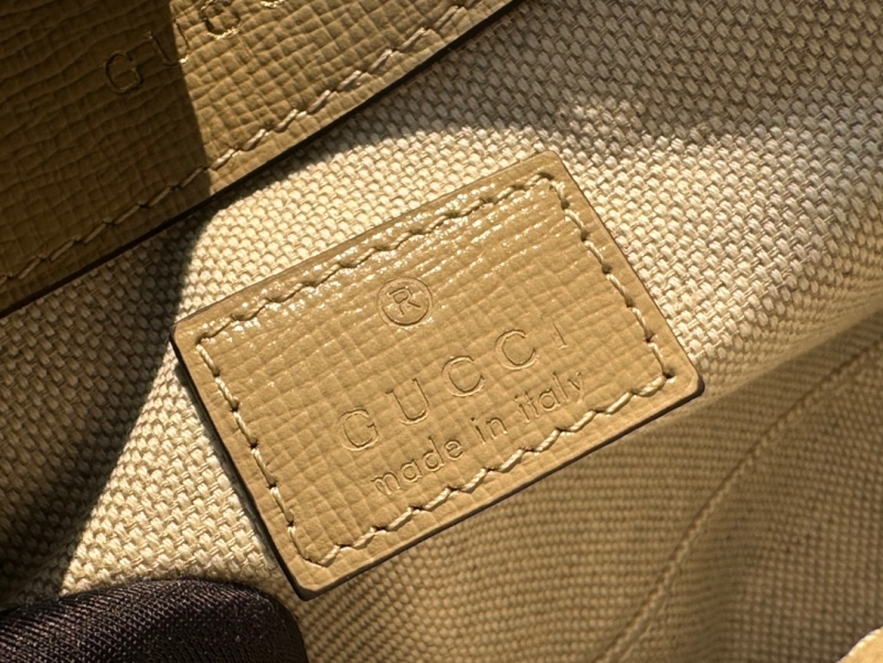 735178 Gucci Horsebit 1955系列肩背包 古馳頭提單肩包 米白色