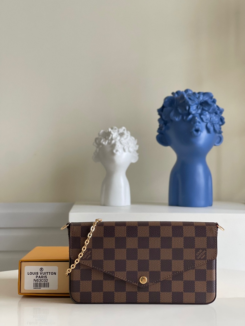 N40492 LV FELICIE POCHETTE 手袋 LV三合一鏈條包 LV三件套 咖格