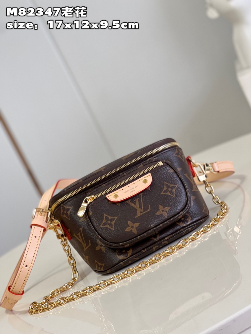 M82335 LV MINI BUMBAG 手袋 2023新款Monogram 帆布腰包