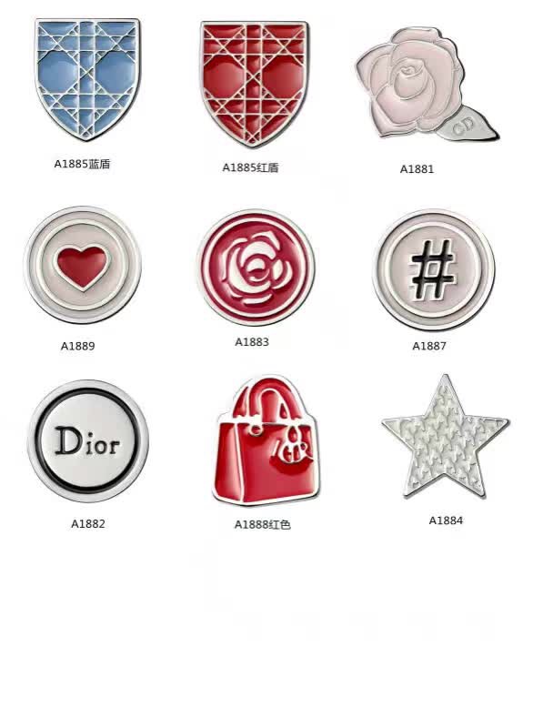 M0532OCAL M900 Dior “LADY DIOR”黑色小羊皮手提包 2017新款徽章戴妃包 黑色