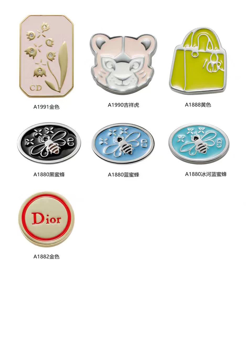 M0532OCAL M900 Dior “LADY DIOR”黑色小羊皮手提包 2017新款徽章戴妃包 黑色