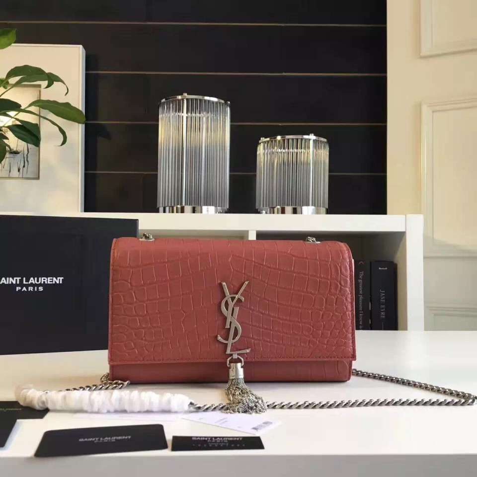 YSL西瓜紅鏈條包SL0007