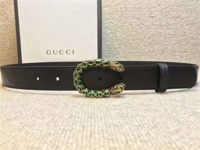 GUCCI 古奇新款 雙面進(jìn)口平紋頭層牛皮 龍頭花紋