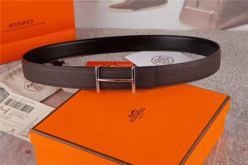 HERMES 2017經典款 進口牛皮 原版 不銹鋼扣頭