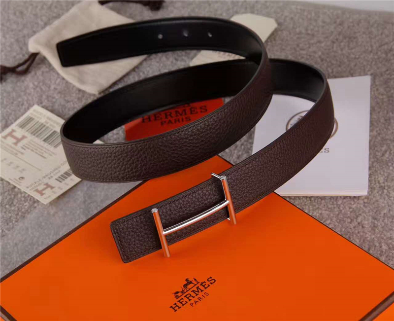 HERMES 2017經典款 進口牛皮 原版 不銹鋼扣頭