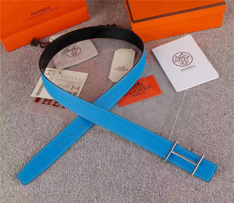 HERMES 2017經典款 進口牛皮 原版 不銹鋼扣頭