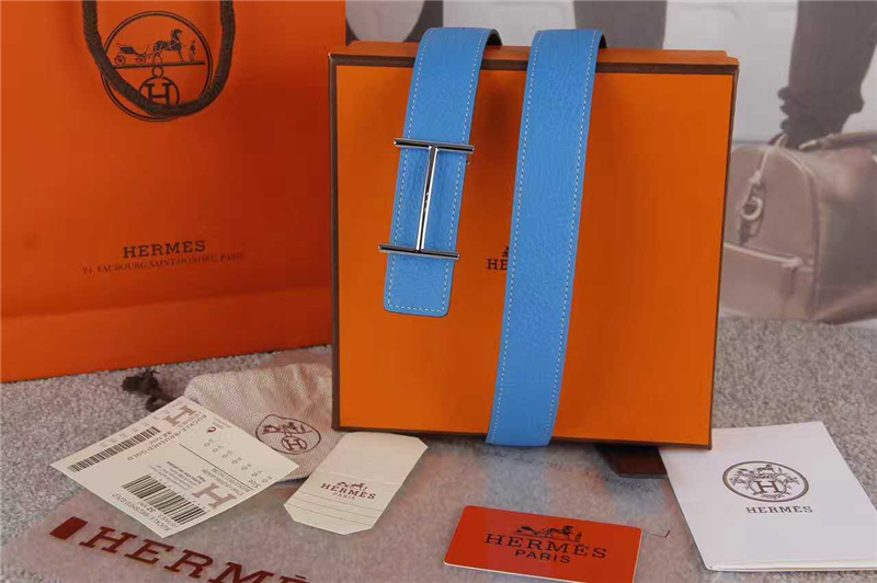 HERMES 2017經典款 進口牛皮 原版 不銹鋼扣頭