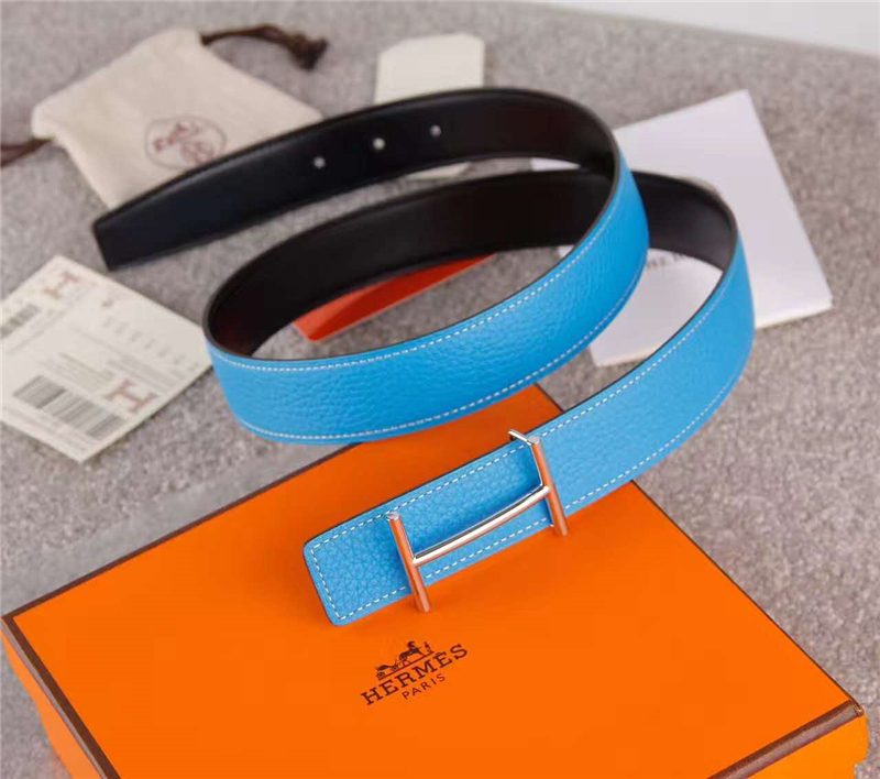 HERMES 2017經典款 進口牛皮 原版 不銹鋼扣頭