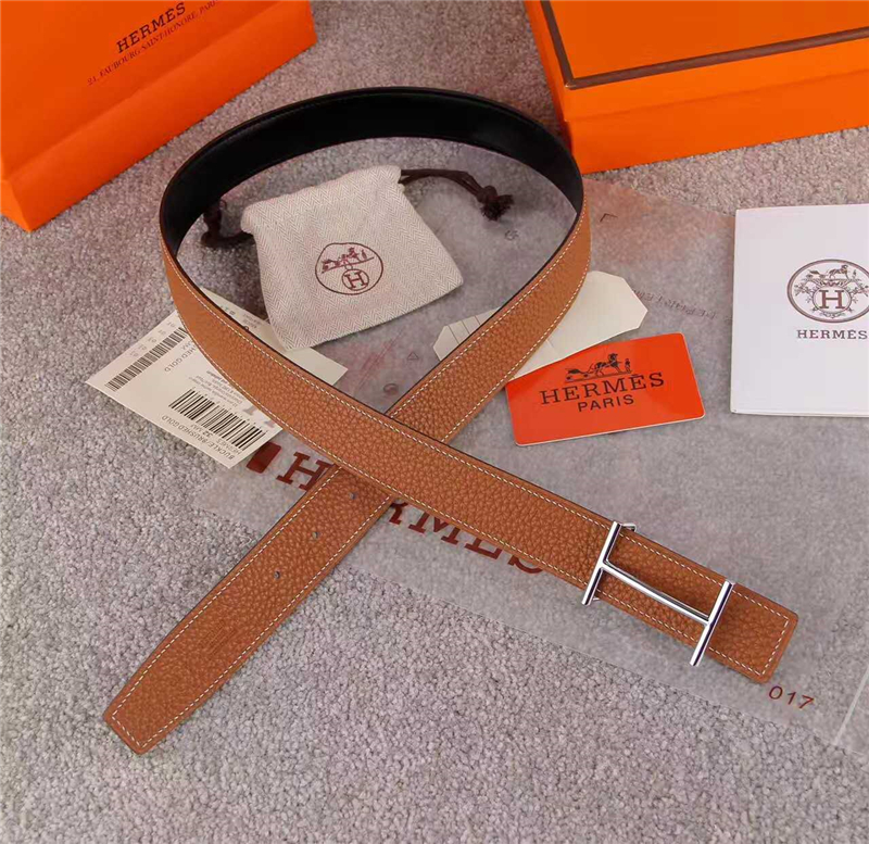 HERMES 2017經(jīng)典款 進(jìn)口牛皮 原版 不銹鋼扣頭