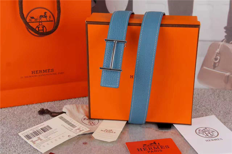 HERMES 2017經典款 進口牛皮 原版 不銹鋼扣頭